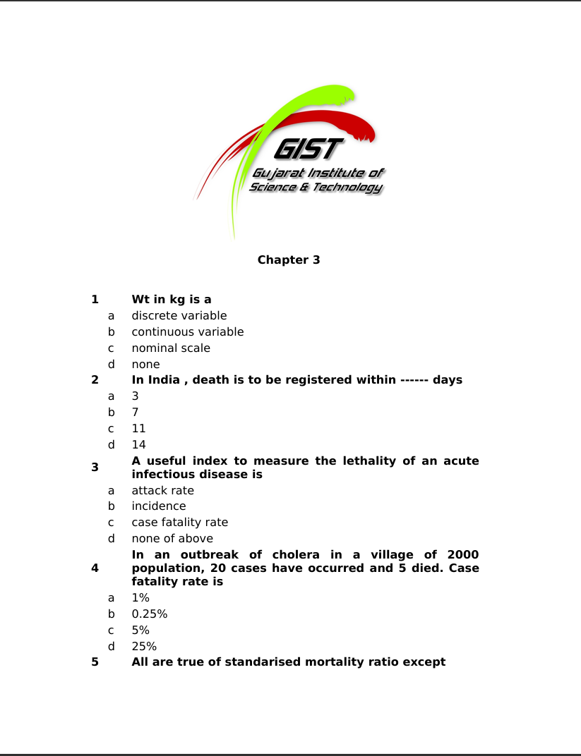 Park's Textbook of Preventive and Social Medicine