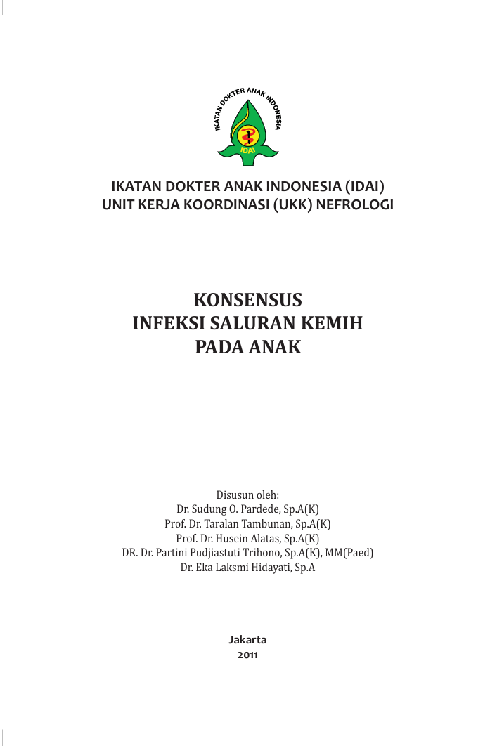 Konsensus Infeksi Saluran Kemih pada Anak