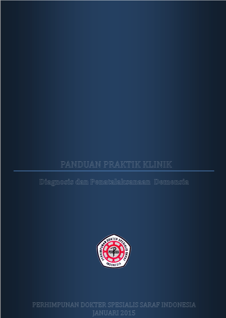 PANDUAN PRAKTIK KLINIS DEMENSIA